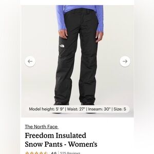 The North Face Black Waterproof Ski Pants